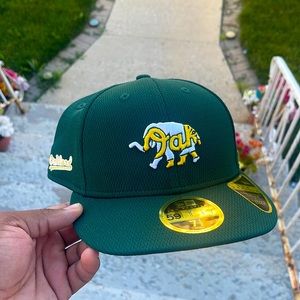 Oakland Athletics New Era 2021 MLB Low Profile 59FIFTY Fitted Hat - Green